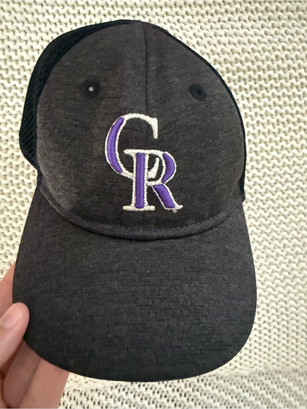 New Era Toddler Black Baseball Cap (Inner Label View)